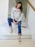Sweat 'New Edition Baby' grossesse et allaitement gris chiné - vertbaudet enfant 