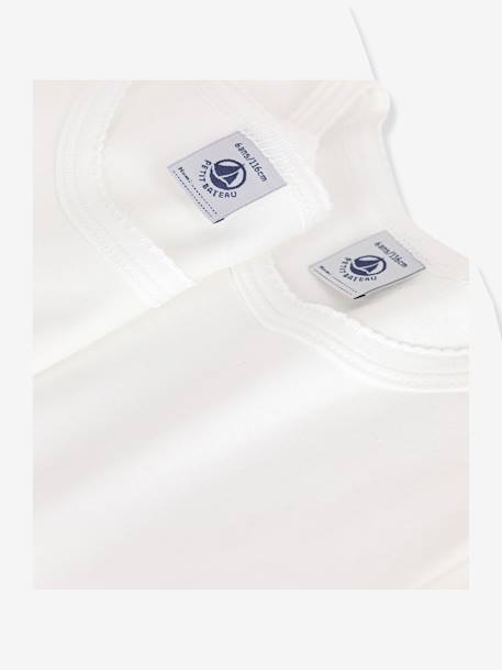Pack of 2 Short Sleeve T-Shirts by PETIT BATEAU white - vertbaudet enfant 