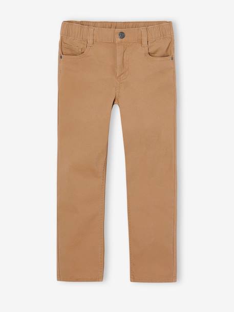 Pantalon garçon indestructible facile à enfiler beige+bleu nuit+kaki+vert sauge - vertbaudet enfant 