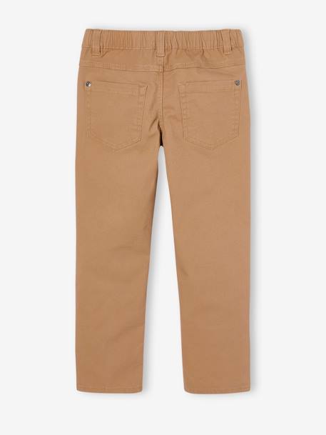 Pantalon garçon indestructible facile à enfiler beige+bleu nuit+kaki+vert sauge - vertbaudet enfant 