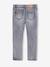 Jean slim fille morphologik tour de hanches large bleu foncé+bleu moyen+denim bleached+denim gris+gris - vertbaudet enfant 