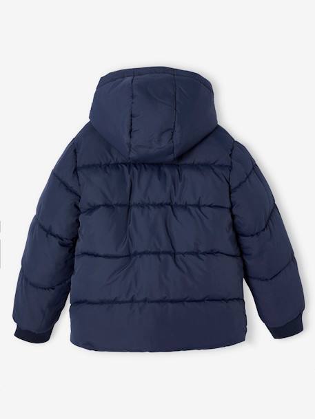 Parka à capuche réversible garçon bronze - vertbaudet enfant 