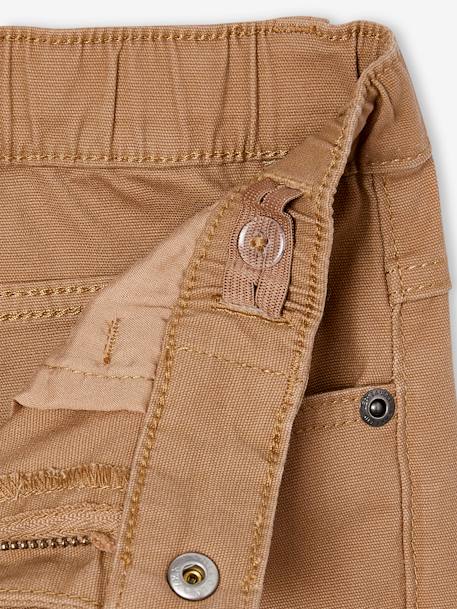 Pantalon garçon indestructible facile à enfiler beige+bleu nuit+kaki+vert sauge - vertbaudet enfant 