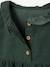 Corduroy Dress with Fancy Collar for Babies fir green - vertbaudet enfant 