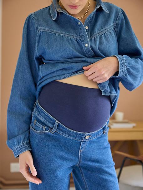 Wide Leg Jeans for Maternity 6439+brut denim - vertbaudet enfant 