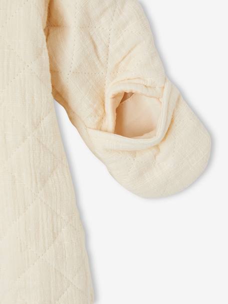 Combi-pilote Bébé Doublée Polaire Fleurie Vertbaudet - Capuche, Moufles Et Chaussons Amovibles - Taille 24 Mois (86 Cm)