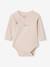 Pack of 5 'Heart' Long Sleeve, Organic Cotton Bodysuits with Front Opening for Babies pale pink - vertbaudet enfant 