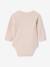 Lot 5 bodies 'coeur' manches longues ouverture naissance bébé en coton bio rose pâle - vertbaudet enfant 