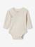 Pack of 5 'Heart' Long Sleeve, Organic Cotton Bodysuits with Front Opening for Babies pale pink - vertbaudet enfant 