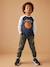 T-shirt motif ballon en relief garçon manches raglan contrastées bleu nuit - vertbaudet enfant 