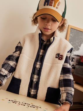 -Chemise à carreaux en flanelle garçon
