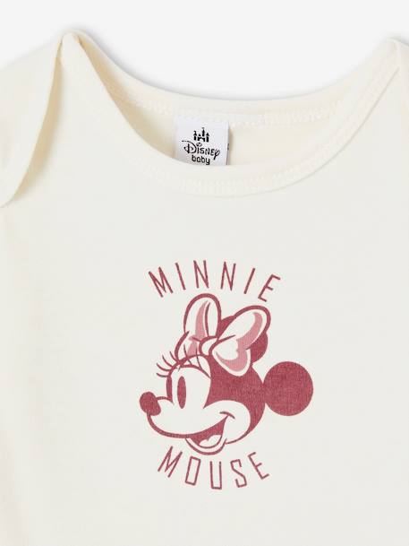 Pack of 2 Minnie Mouse Bodysuits by Disney® for Babies rose - vertbaudet enfant 