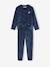 Pack of 2 'Space' Pyjamas in Velour for Boys navy blue - vertbaudet enfant 