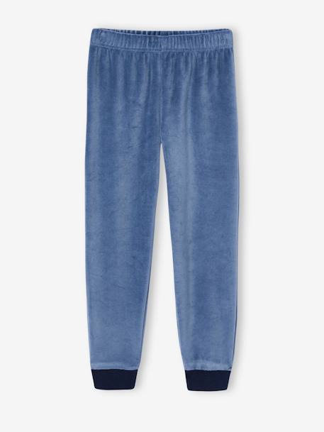 Pack of 2 'Space' Pyjamas in Velour for Boys navy blue - vertbaudet enfant 