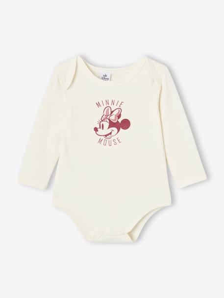 Pack of 2 Minnie Mouse Bodysuits by Disney® for Babies rose - vertbaudet enfant 