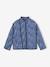 Padded Floral Jacket with Sherpa Lining, for Girls printed blue - vertbaudet enfant 