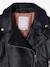 Leather-Effect Jacket for Girls black - vertbaudet enfant 