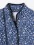 Padded Floral Jacket with Sherpa Lining, for Girls printed blue - vertbaudet enfant 