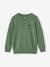 Pull garçon col tunisien vert chiné - vertbaudet enfant 