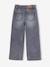 Jean fille large bleu moyen+denim black+denim bleached+denim brut+denim gris+stone - vertbaudet enfant 