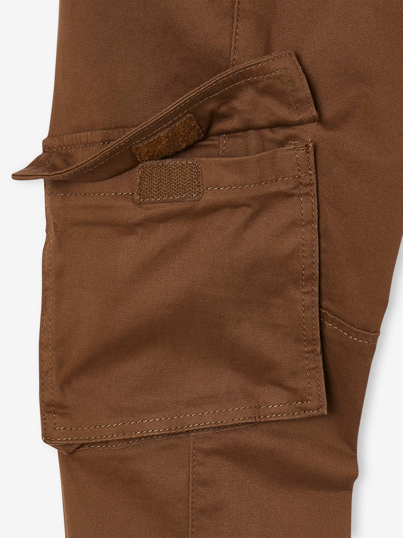 Pantalon Cargo Droit MorphologiK Garçon - Tour De Hanches Fin, élastique Réglable, 100% Coton - 3