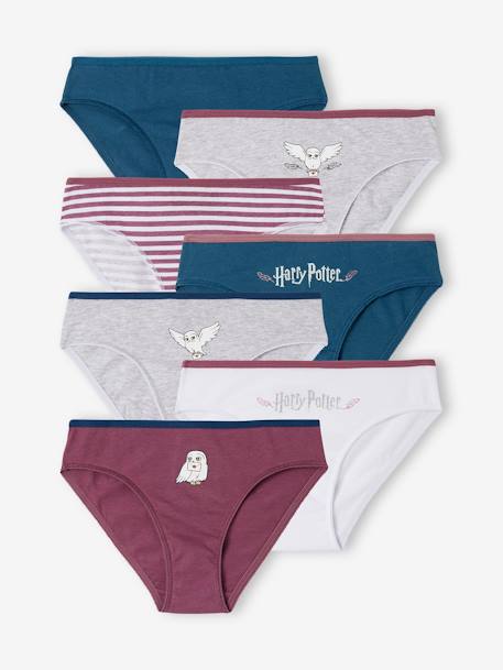Pack of 7 Harry Potter® Briefs for Girls plum - vertbaudet enfant 