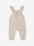 Knitted Dungarees with Frilly Straps for Babies marl beige - vertbaudet enfant 