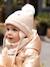 Beanie + Snood + Mittens Set for Baby Girls sand beige - vertbaudet enfant 