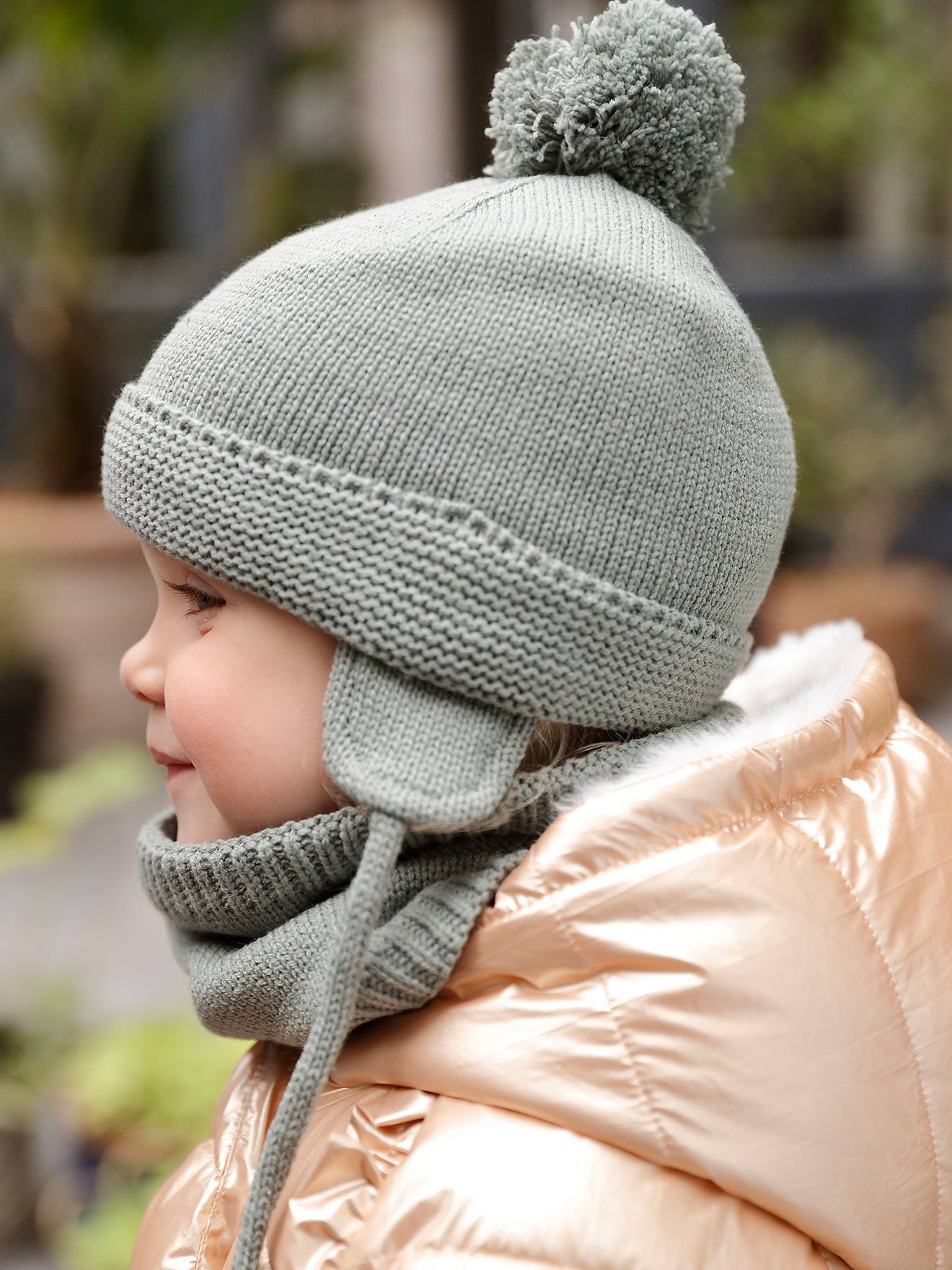 Ensemble Bébé Bear Mood - Bonnet + Snood + Moufles En Sherpa - Garçon, Doux Et Chaud - 8