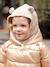 Jersey Knit Hood with Bib for Baby Girls marl beige+marl grey - vertbaudet enfant 