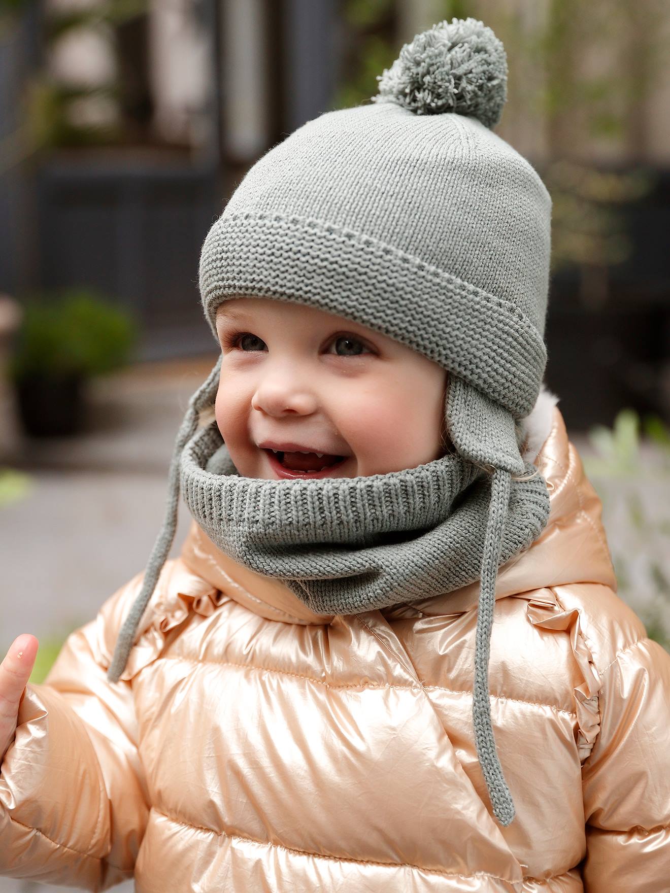 Bonnet Bébé Hiver Unisexe – Tricoté Doux, Bord Repliable, Taille S (0-2 Ans) Et M (2-6 Ans) - 5