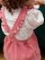 Hearts Blouse in Cotton Gauze for Baby Girls ecru - vertbaudet enfant 