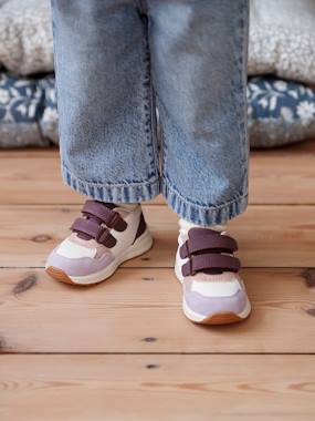 Baskets enfant fille synthétique à scratchs  - vertbaudet enfant
