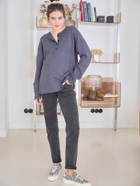 3 Button Jumper, Maternity & Nursing Special anthracite - vertbaudet enfant 