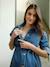 Denim Shirt-Like Dress, Maternity & Nursing Special stone - vertbaudet enfant 