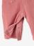 Corduroy Dungarees for Babies, Heart-Shaped Pockets dusky pink - vertbaudet enfant 