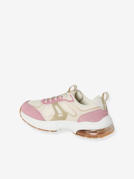 Baskets enfant fille synthétique élastiquées lot rose - vertbaudet enfant 