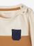Colourblock Top in Organic Cotton for Babies pecan nut - vertbaudet enfant 