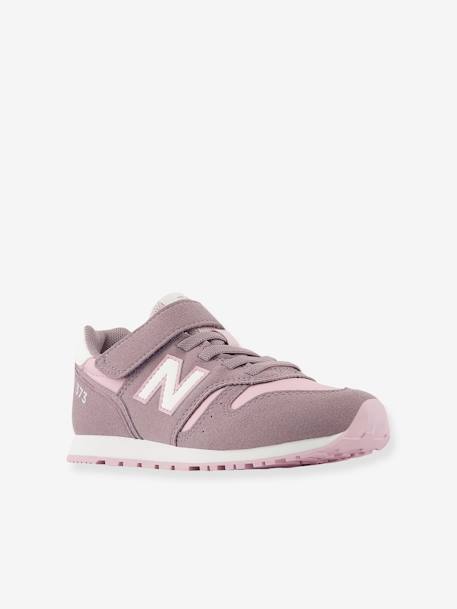 Baskets à lacets enfant YV373VQ2 ROSE CLAIR UNI AVEC DECOR - vertbaudet enfant 