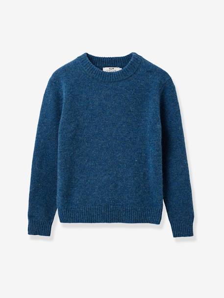 Pull Merinos bleu - vertbaudet enfant 