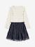 Ensemble t-shirt à volants et jupe en tulle fille anthracite - vertbaudet enfant 
