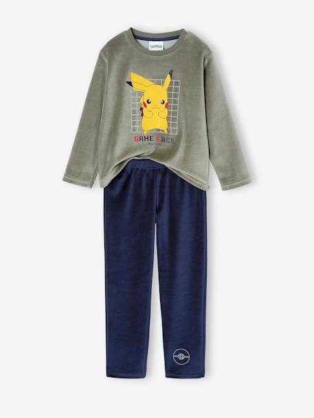 POKEMON® velvet pyjamas sage green - vertbaudet enfant 