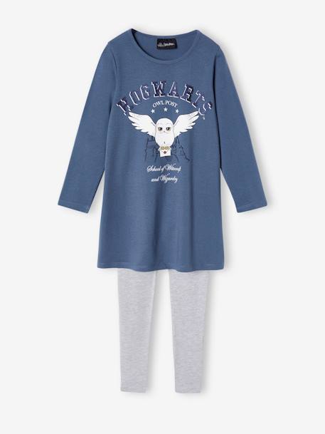 Harry Potter® girls' nightdress and leggings set indigo - vertbaudet enfant 