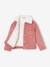 Corduroy Jacket Lined in Faux Fur, for Girls blush - vertbaudet enfant 