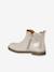 Boots enfant fille cuir élastiquées et zippées bordeaux+camel+marine+or+vert - vertbaudet enfant 