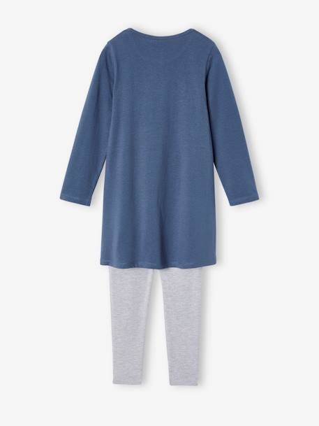 Harry Potter® girls' nightdress and leggings set indigo - vertbaudet enfant 