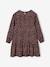 Robe à volant motifs fleurs fille rose imprimé - vertbaudet enfant 
