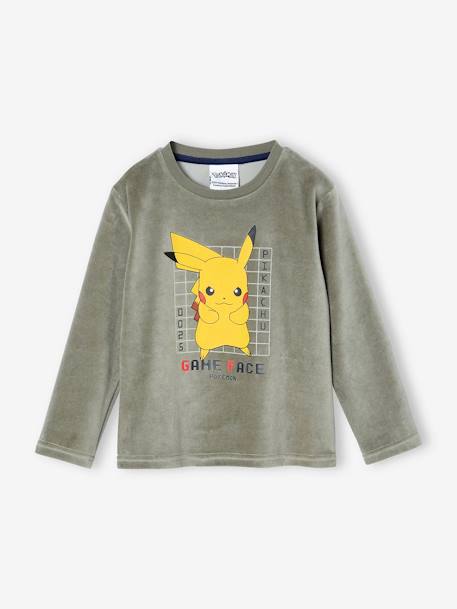 POKEMON® velvet pyjamas sage green - vertbaudet enfant 
