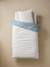 Reversible Duvet Cover + Pillowcase Set for Children, with Recycled Cotton Content, India Blue printed blue - vertbaudet enfant 