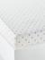 Fitted Sheet in Recycled Cotton for Children, India Blue printed white - vertbaudet enfant 